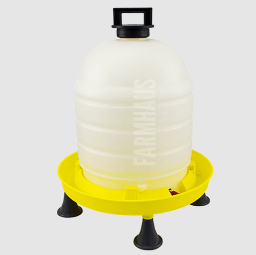 [10092042] RIVER SYSTEMS TOP FILL WATERER W/ FEET & LID 15L PLASTIC