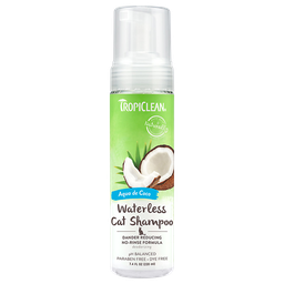 [10092370] DR - TROPICLEAN CAT DANDER REDUCING WATERLESS SHAMPOO 7.4OZ