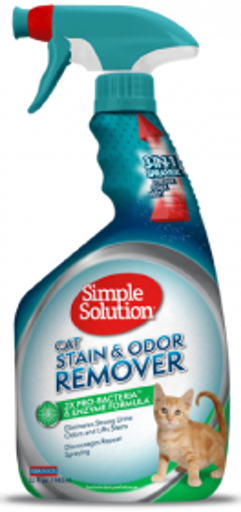 [10092404] SIMPLE SOLUTION CAT STAIN & ODOR REMOVER SPRAY 32OZ
