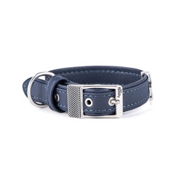 [10092854] MY FAMILY BILBAO COLLAR FAUX LEATHER BLUE SM 27-31CM