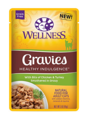 [10093200] WELLNESS HEALTHY INDULGENCE GRAVY CHICKEN & TURKEY 3OZ