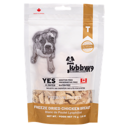 [10093360] TUBBY K9 FREEZE DRIED CHICKEN BREAST 75G