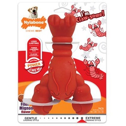 [10093760] NYLABONE POWER CHEW LOBSTER TOY FILET MIGNON XL