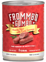 [10094108] FROMM DOG FROMMBO GUMBO HEARTY STEW W/ BEEF SAUSAGE 12.5OZ