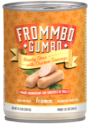 [10094110] FROMM DOG FROMMBO GUMBO HEARTY STEW W/ CHICKEN SAUSAGE 12.5OZ