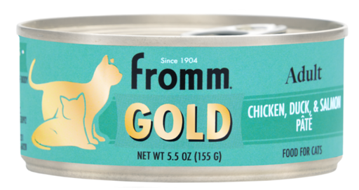 [10094164] FROMM CAT GOLD ADULT CHICKEN, DUCK & SALMON PATE 5.5OZ