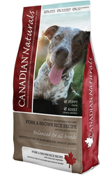 [10094196] CANADIAN NATURALS DOG VALUE SERIES PORK &amp; BROWN RICE 30LB