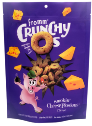 [10094240] FROMM DOG CRUNCHY O'S SMOKIN' CHEESEPLOSION 26OZ