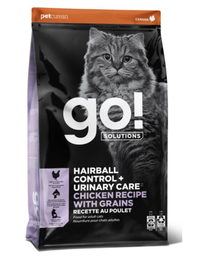 [10095218] GO CAT HAIRBALL CONTROL &amp; UNINARY CARE CHICKEN 3LB