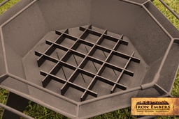 [10095758] IRON EMBERS LARGE FIRE GRATE