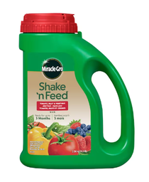 [10096308] MIRACLE GRO SHAKE N FEED TOMATO/FRUIT/VEG 10-5-15  2.04KG