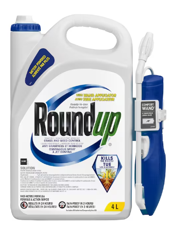 [10096316] ROUNDUP GRASS & WEED CONTROL RTU 4L W/ WAND