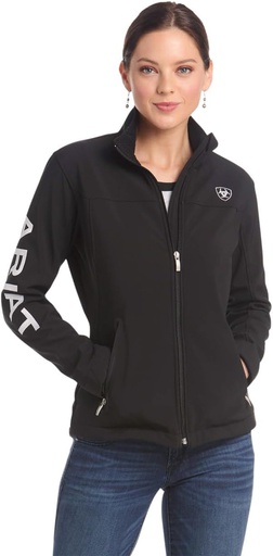 [10097402] DV - ARIAT WOMENS NEW TEAM SOFTSHELL JACKET BLACK SML