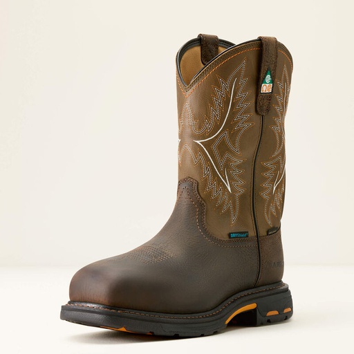 [10098174] ARIAT MENS WORK BOOT WORKHOG 11" CSA COMP. TOE H20 BRUIN 8