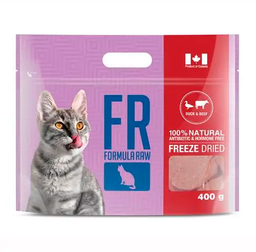 [10105498] FORMULA RAW CAT FREEZE DRIED DUCK &amp; BEEF 400G