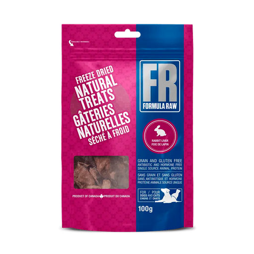 [10105510] DMB - FORMULA RAW DOG RABBIT LIVER TREATS 100G