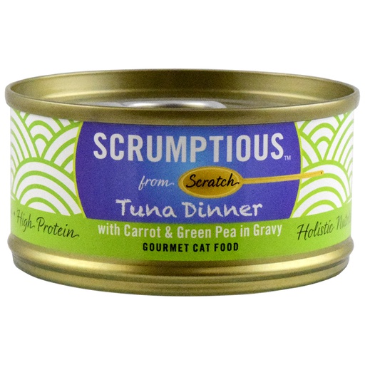 [10105730] SCRUMPTIOUS CAT RED MEAT TUNA W/ CARROTS & PEAS 79G