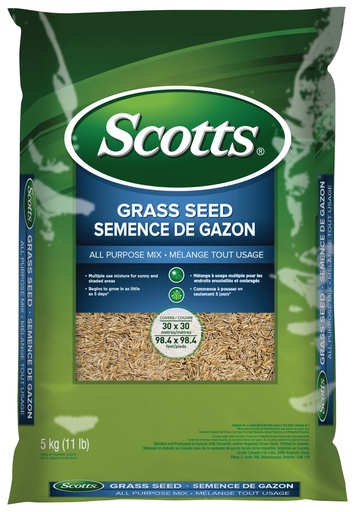[10105776] SCOTTS TURF BUILDER ALL PURPOSE GRASS SEED MIX 5KG