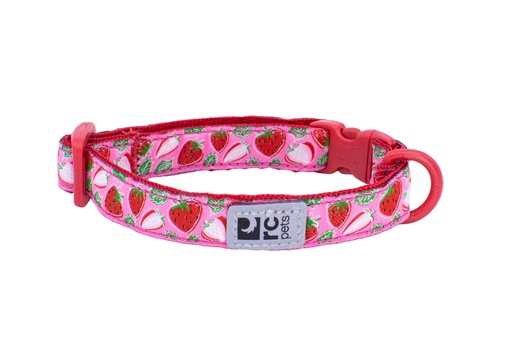 [10143994] RC PETS KITTY BREAKAWAY COLLAR STRAWBERRIES PINK