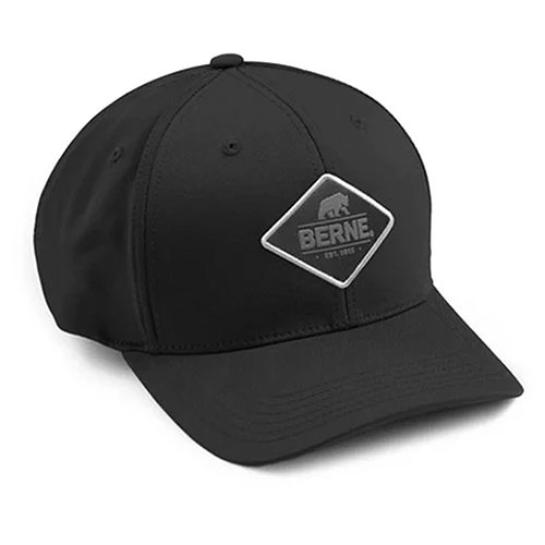 [10145786] BERNE DIAMOND LOGO CAP BLACK BERNE DIAMOND (OS)