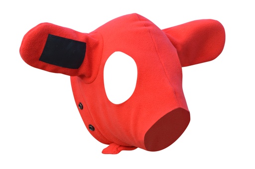 [10146164] KALF KOZIES FLEECE CALF HOOD W EARS