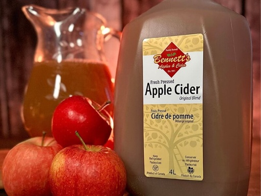[10146178] BENNETTS APPLE CIDER 4L