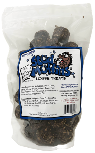 [10147486] STUD MUFFINS PEPPERMINT FLAVORED HORSE TREATS 1275G