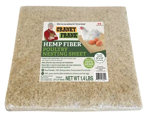 [10147842] HEMP POULTRY NESTING SHEETS