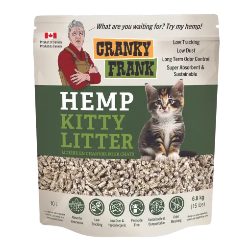 [10147848] HEMP PELLETED KITTY LITTER 15LB