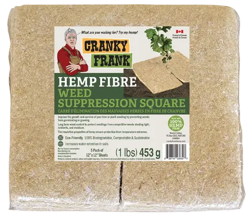 [10147854] HEMP FIBRE WEED SUPPRESSION MATS 5PK