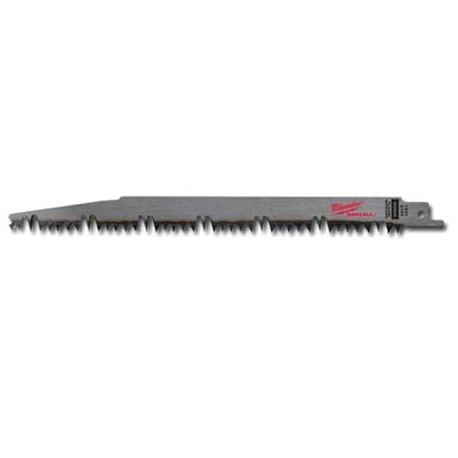 [10001132] MILWAUKEE RECIPROCATING SAW BLADE, 3/4"W X 9"L, 5TPI, 5PK