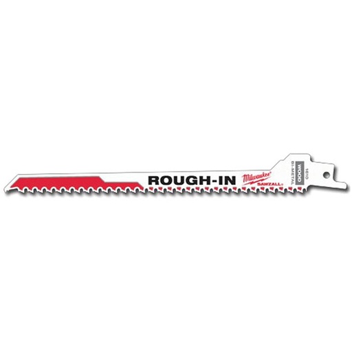 [10001146] MILWAUKEE RECIP. SAW ROUGH-IN BLADE ,1/2"W X 7-3/8"L, 5TPI (5)