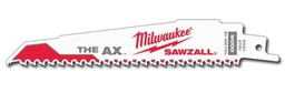 [10001150] MILWAUKEE THE AX SAWZALL BLADE 1&quot;W X 6&quot;L, 5TPI, 5PK