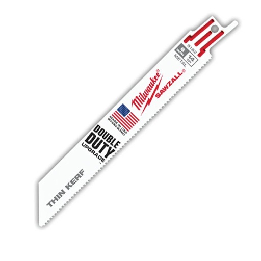 [10001166] MILWAUKEE RECIPROCATING SAW BLADE, 3/4"W X 6"L, 14TPI, 5PK