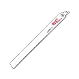 [10001184] MILWAUKEE RECIPROCATING SAW BLADE, 1&quot;W X 12&quot;L, 18TPI, 5PK