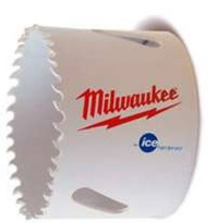 [192-193189] MILWAUKEE HOLE DOZER HOLE SAW 2-1/8&quot; BI METAL