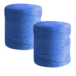 [10004426] WINDROW POLY TWINE ROLL 12000' 210LB BLUE 2PK