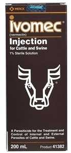 [10005322] IVOMEC INJECTION 200ML CATTLE/SHEEP/SWINE