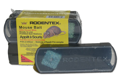 [10006592] RODENTEX MOUSE BAIT STATIONS DISPOSABLE (2PK) 20177