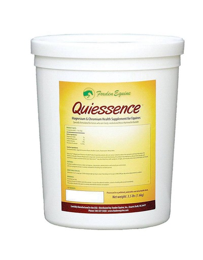 [10007670] FOXDEN EQUINE QUIESSENCE 3.5LB MAGNESIUM & CHROMIUM CALMING