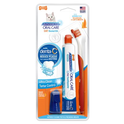 [10012616] NYLABONE ADVANCED ORAL CARE CAT DENTAL KIT