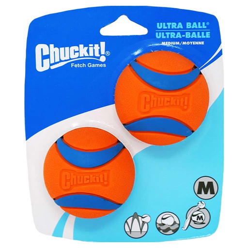 [10015664] CHUCKIT ULTRA BALL MEDIUM (2PK)