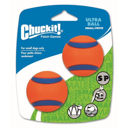 [10015666] CHUCKIT ULTRA BALL SMALL (2PK)