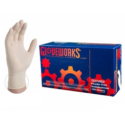 [16-102043] AMMEX LATEX GLOVE PWDR FREE LARGE 100PK