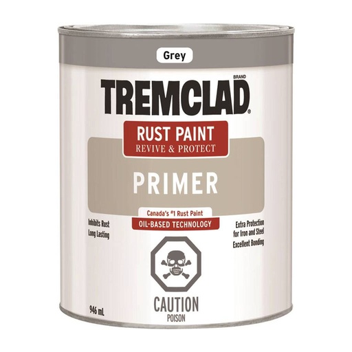 [10017200] RUSTOLEUM TREMCLAD RUST PRIMER GRAY 946ML