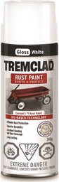 [10017222] RUSTOLEUM TREMCLAD RUST SPRAY PAINT GLOSS WHITE 340G