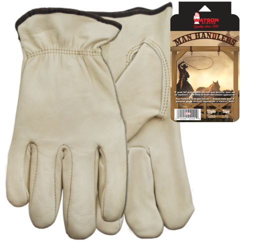 [10020466] WATSON MAN HANDLERS LEATHER DRIVING GLOVE (L)