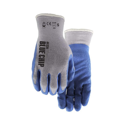 [10020926] WATSON STEALTH BLUE CHIP RUBBER LATEX PALM POLY GLOVE (L)