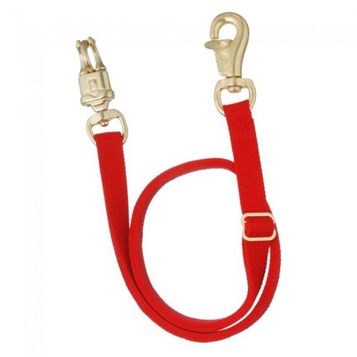 [10024950] GER-RYAN CROSS TIE NYLON ADJUST. 45"-77" RED