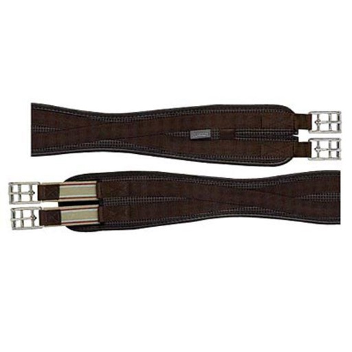 [10025750] GER-RYAN ENGLISH GEL GIRTH ELASTIC END BROWN 48"